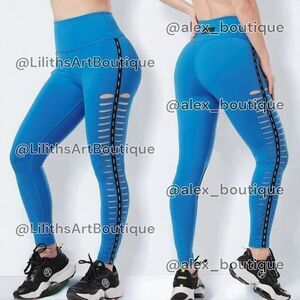 🖤Zumba Slashed Leggings (E058)-Size Xs for Women